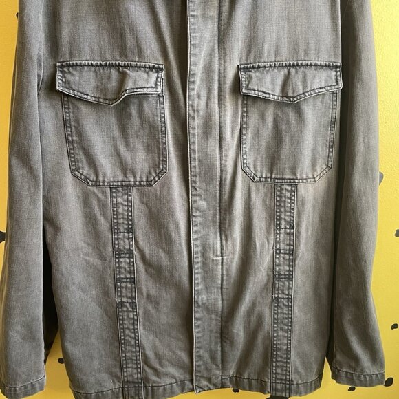 Express Military Utility Jacket XL – Camo Green Gorpcore - Picture 3 of 12